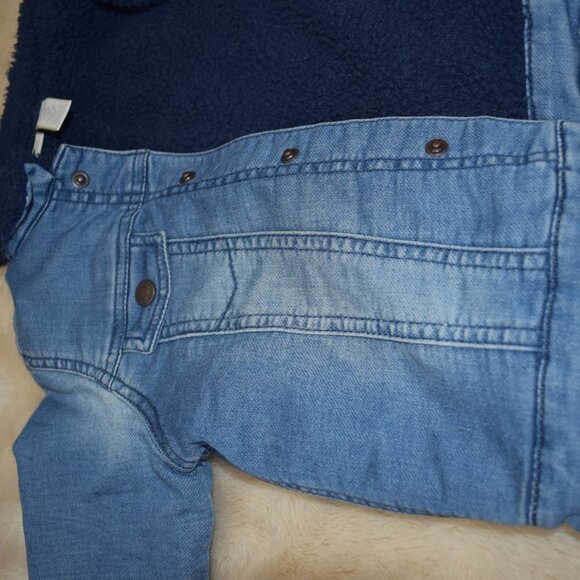 Girls Denim Jacket Size 18 Months Lined - Picture 5 of 6